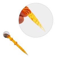 Wholesale Latest color heat resistant thick glass pipe glass dodge wax tool dabber for smoking