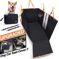 waterproof pet seat cover 2022 - Kennels & Pens Waterproof Pet Seat Cover Hammock Detachable Dog Mat Anti-dirty Rear Car Saves Seats