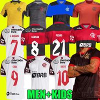 Wholesale flamengo club high quality Soccer jersey brazils kit supercopa final GUERRERO DIEGO VINICIUS JR Camisa Mengo GABRIEL B man kids football shirt
