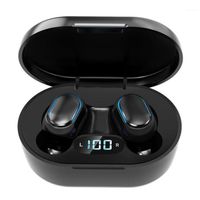 Wholesale E7S Tws Pro Handsfree Bluetooth Earbuds Earphones Noise Canceling Headphone Aptx in Ear Headphones Sport Fones Bluetooth Headph1