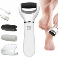 Wholesale Bompow Foot Scrubber Electric Callus Remover Rechargeable File Hard Skin Pedicure Tools Electronic Kit for Cracked Heels