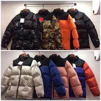 Wholesale Cotton Coats Casual Stand Collar Warm Down Puffer Jackets Men Ladies TopWinter America Brand North Parkas Mixed Colors Couple