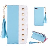 Wholesale phone cases Rivet tassel pu leather wallet with card slot for iPhone pro promax X XS Max Plus case cover