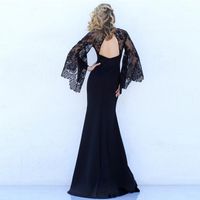 Wholesale Casual Dresses Plus Size Ever Pretty EP08838 Elegant Mermaid Lace Sleeveless V neck Long Party Gowns Sexy Wedding Guest