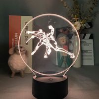 Wholesale Acrylic D Lamp LED Nightlight Fencing Image Night Light Bluetooth Speaker Unique Birthday Gift for Decor