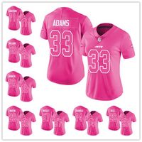 Wholesale New York amp Jets amp WOMEN Sam Darnold Le Veon Bell Limited Jersey Football Pink Rush Fashion