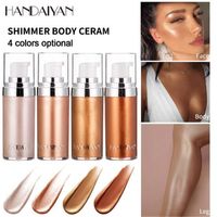 Wholesale Handaiyan Liquid Highlighter Make Up Shimmer Illuminator Contouring Face Body Makeup Glow Brighten Cream