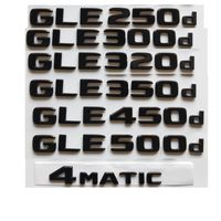 Wholesale Matt Black Emblems for Mercedes Benz W166 W167 C292 GLE300d GLE320d GLE350d GLE400d GLE450d GLE500d GLE550d AMG MATIC