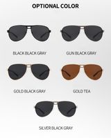 Wholesale Luxury classic Sunglasses Designer Metal Frame Outdoor Sports Polarized UV400 Radiation Resistant Square Lenses Men and women Eyeglasses Glasses With box