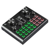 Wholesale Plug Sound Card For Live Streaming Voice Changer With Multiple Effects Audio Mixer Recording Cards