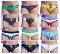 Wholesale Swimwear Thongs Male Swimming g Strings Styles Online Store Double Layer Nylon Swimsuits Mens Bikini