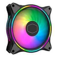 Wholesale Fans Coolings MF120 HALO Dual Ring Addressable RGB Fan For PC Computer Case Liquid Radiator A6HE