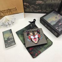 Wholesale quality canvas genuinel leather cat short mens with box s womens wallet purse credit card holder