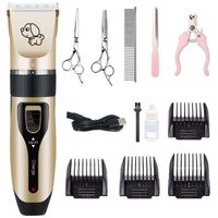 Wholesale Clipper Hair Clippers Grooming Pet Cat Dog Rabbit haircut Trimmer Shaver Set Pets cordless Rechargeable Professional