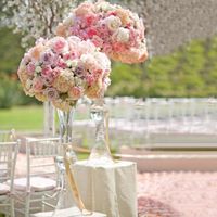 Wholesale Vases Outerdoor Standing Wedding Centerpiece party Events Decor For Flowers tall Clear Fresh Flowers Balls AB0059