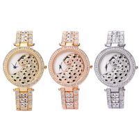 Wholesale inlaid Quality diamond Ceramic BezelLuxury wild Leopard women s watch fashion temperament WatchMovement Watch