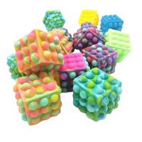 Wholesale Pop Stress Balls Fidget Toy Silicone Decompression Toy Stretchy Relief Anti Anxiety Sensory Game Balls for Party Favor CG001