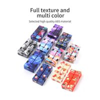 Wholesale Infinity Magic Cube Creative Galaxy Fitget Toys Party Antistress Office Flip Cubic Puzzle Mini Blocks Decompression Toy Christmas Gifts