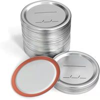 Wholesale DHL Fast Kitchen Tools Ball Jars Wide Mouth Lids Regular BandsLeak Proof for Mason Jar Canning with Sealing Rings DD
