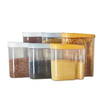 Wholesale Storage Bottles Jars Cereal Food Container Large Cereals Grains Tank Household Dry Sealed Airtight Canisters