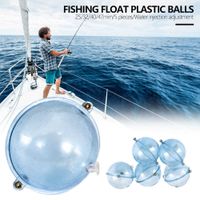 Wholesale 5 Set Fishing Float ABS Plastic Balls Water Ball Bubble Floats Tackle Sea Fishing Outdoor Accessories Blue Red mm