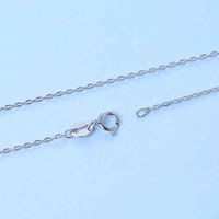 Wholesale Sier jewelry S925 Sier Necklace women s frh fashion cross chain versatile sweater chain extended O chain