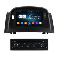 Wholesale 4gb gb DIN quot PX6 Android Car DVD Player DSP Radio GPS Navigation for Renault Megane II Bluetooth WIFI Easy Connect