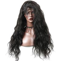 Wholesale Silk Top A Lace Front Human Hair Wig For Black Women Unprocessed Brazilian Hair Silk Base Glueless Full Lace Wig Deep Wave Qufde