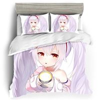 Wholesale Bedding Sets Cotton Bed Cover Set Single Queen King Size Home Textile Anime Duvet Cartoon Girl Beds Pillow Linens