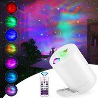 Wholesale Starry Night Light Sky Projector Water Wave Lamps LED star Rotating Remote Control Bluetooth Bedroom Bedside Lamp