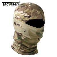 Wholesale tacvasen tactical camouflage balaclava full face mask wargame hunt shoot army bike military helmet liner combat airsoft gears