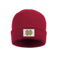 Wholesale Fashion Notre Dame Fighting Irish Slouchy Beanie Hats Fits Under Helmets football logo Round Logo NCAA Women s Basketball National