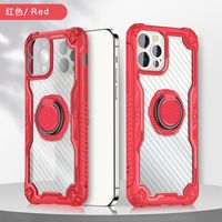 Wholesale carbon fiber bracket ring cases for Samsung Galaxy A11 A21S A10S A20S A30S A42 A52 A72 S21 Ultra S20 FE acrylic pc back phone cover