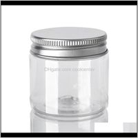 Wholesale Bins Housekeeping Organization Home Garden Drop Delivery Ml Jars Transparent Pet Plastic Storage Cans Boxes Round Bottle