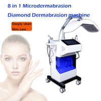 Wholesale High quality dermabrasion system microdermabrasion acne removal hydra salon equipment cooler PDT LED improve facial skin