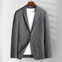 Wholesale Spring Male Blazer High Quality Single Breasted Business Casual Mens Fashion Slim Fit Young Man XL Men s Suits Blazers