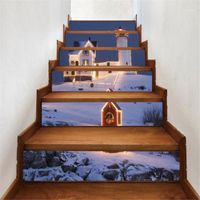 Wholesale Carpets D Stair Mat Sticker Simulation PVC Staircase Wall Floor DIY Decal Self Adhesive Stairs Home Decoration