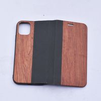 Wholesale Flip Cases Wood Mobile Phone Case For Iphone mini pro max plus XR Real Wooden Bamboo Cover Full Protective TPU Back Shell