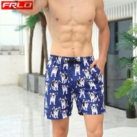 Wholesale Men Beach Shorts XL Plus Size Mesh Lining Bikini Swim Trunks Summer Quick Dry Swimwear Swimsuit Bathing Men s