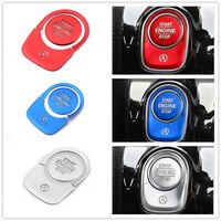 Wholesale Aluminum Engine Start Stop Switch Push Button Ring Trim Accessiores Fit For Mercedes Benz A CLA B Class W177 C118 W247 Car Styling