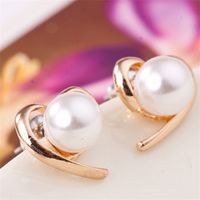 Wholesale Studs Earrings Korean Jewelry Classic Fashion Heart Pearl Women s Yuan Shop