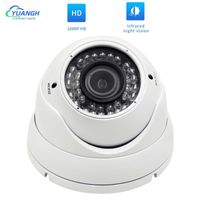 Wholesale Cameras P HD CCTV Camera AHD Metal Dome mm Manual Zoom Lens OSD Menu IR Night Vision Home Security MP