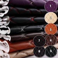 Wholesale Cushion Decorative Pillow cm Artificial PU Leather Fabric For Upholstery Furniture Home Car Floor Mat Background Wall Sliding Door De