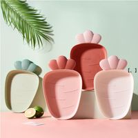 Wholesale NEWCreative European Radish Shape Fruit Plates Office Home Living Room Coffee Table Small Plate for Candy Chocolate Nuts Dish RRF11186