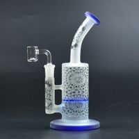 Wholesale 10 quot Hookah Bong Dab Rig with Quartz Banger Wheel Filter Percolator Water Pipe Recycler Heady Glass Oil Rigs Ash Catcher Splash Guard Smoke Pipes Bongs