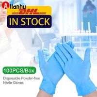 Wholesale 100pcs Disposable Gloves Latex Cleaning Gloves Household Garden Cleaning Gloves Home Cleaning Rubber Bacteria Proof Mitten c