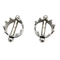 Wholesale Bondage pc Stainless Steel Magnetic Nipple Clamps Clips Torture Slave BDSM Breast Erotic Sex Toy For Women Couples Play Game