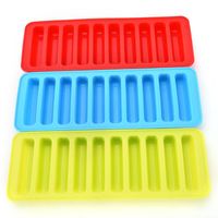 Wholesale Baking Moulds Reusable Cylinder Silicone Ice Cube Tray Mold Freeze Mould For Water Bottle Pudding Jelly Chocolate Cookies Maker