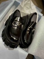 Wholesale Luxurious Monolith Loafers Shoes Lug Chunky Sole Platform Heels Women Sneakers White Black Designer Brand Lady Moccasins Comfort Foowear