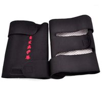 Wholesale Gym Clothing Pair Tourmaline Health Care Magnetic Self heating Knee Pads Fitness Sports Support ASD88